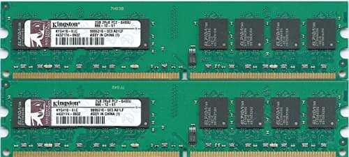 Kingston ValueRAM DDR2-800 CL6 4GB (2x2GB) main image
