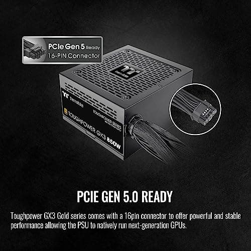 Thermaltake Toughpower GX3 Black 850W Non-Modular 80+ Gold Certified image