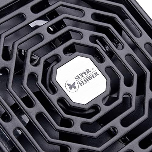 Super Flower Leadex Titanium Black 1000W Fully Modular 80+ Titanium Certified image