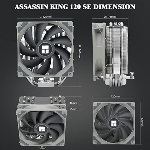 Thermalright Assassin King SE Air 148mm Silver / Gray image