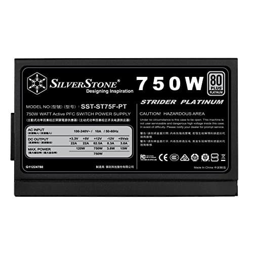 Silverstone Strider Platinum 750W Fully Modular 80+ Platinum Certified image