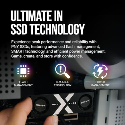 PNY CS3150 RGB 1TB SSD M.2-2280 PCIe 5.0 x4 NVMe image