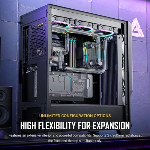 Antec P20C ARGB ATX Mid Tower Black Tempered Glass image