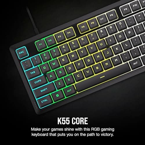 Corsair K55 CORE RGB RGB Wired Gaming Keyboard image