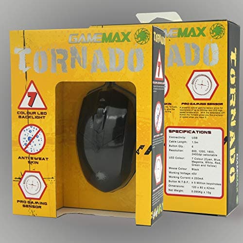 GameMax Tornado Wired Optical Mouse image
