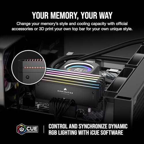 Corsair Dominator Titanium Black DDR5-6400 CL32 96GB (4x24GB) image