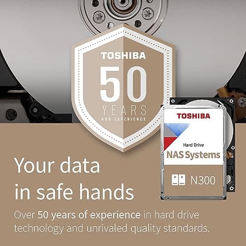 Toshiba N300 8TB HDD 3.5" 7200RPM SATA image