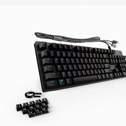 Logitech G512 CARBON Romer-G Tactile Mechanical RGB Wired Gaming Keyboard image