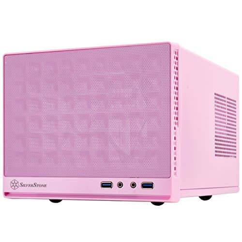 Silverstone SG13 V2 Mini-ITX Tower Pink with USB 3.2 Gen 1 Type-A main image