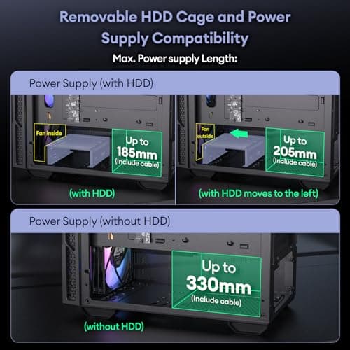 Okinos Cypress 3 Micro ATX Mini Tower Black Tempered Glass Side Panel, USB 3.2 Gen 2 Type-C, USB 3.2 Gen 1 Type-A image