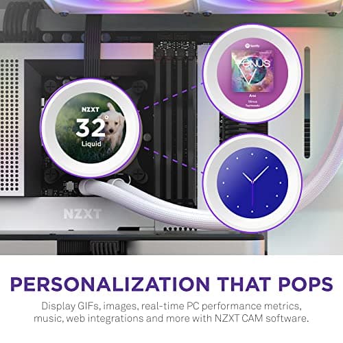 NZXT Kraken Elite 360 RGB Water 360mm RGB 78.02 CFM White image