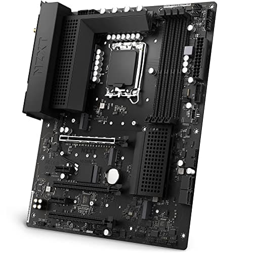 NZXT N5 Z690 Motherboard - N5-Z69XT-B1 - Intel Z690 chipset (Supports 12th Gen CPUs) - ATX Gaming Motherboard - Integrated I/O Shield - WiFi 6E connectivity - Bluetooth V5.2 - Black image