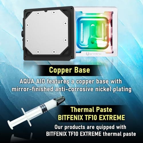 BitFenix Cube ARGB 60 CFM Water 240mm White image