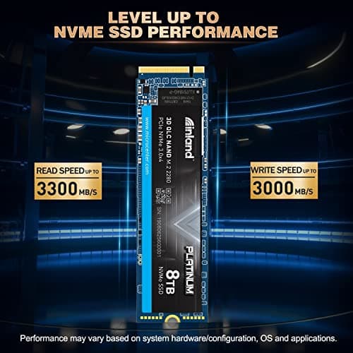 Inland Platinum 8TB M.2 SSD PCIe 3.0 NVMe image