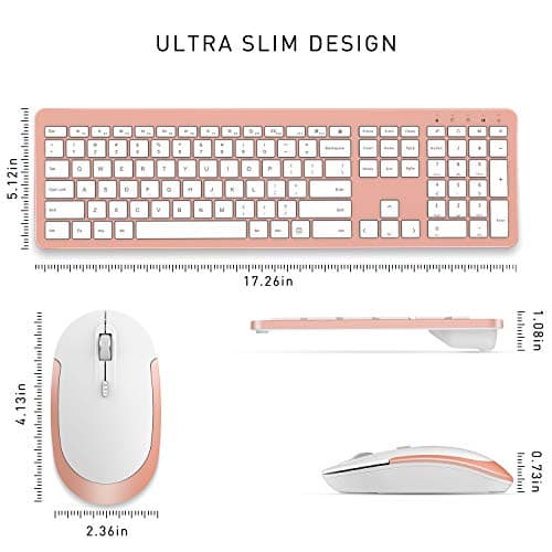 Rosewill RKM-1000 Wireless Slim Keyboard with Optical Mouse image