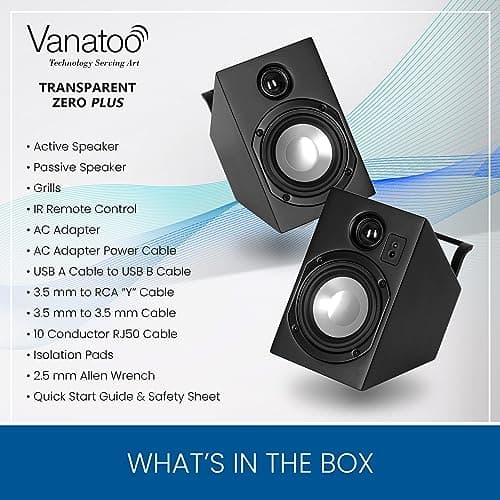 Vanatoo Transparent Zero Plus 2.0 96 W Speaker System image