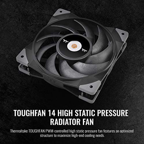 Thermaltake TOUGHFAN 140mm Black PWM 119.1 CFM image