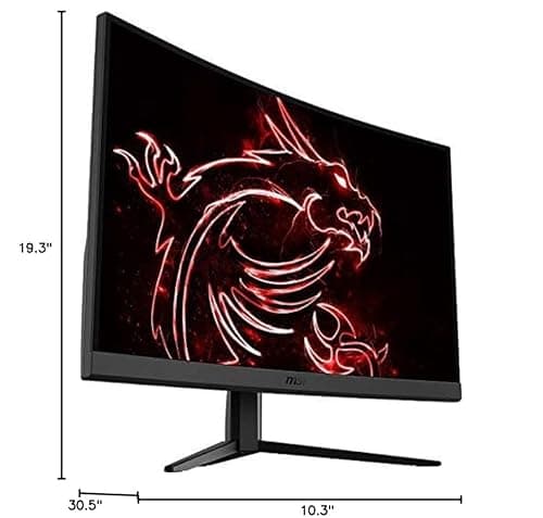 MSI Optix G27C4 27" 1080p 165Hz VA Curved Monitor image