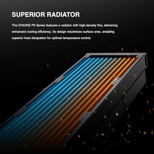 GAMDIAS CHIONE P5 81.81 CFM Water 240mm Black image