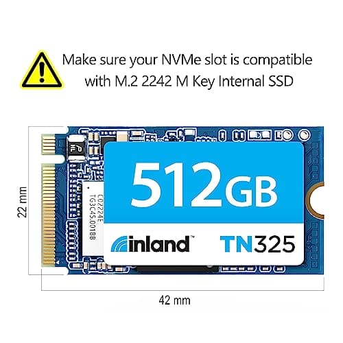 Inland TN325 512GB M.2-2242 SSD PCIe 3.0 X4 NVMe image