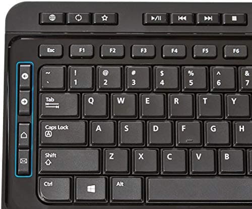 AmazonBasics Wireless Computer Keyboard and Mouse Combo - Full Size - US Layout (QWERTY) image