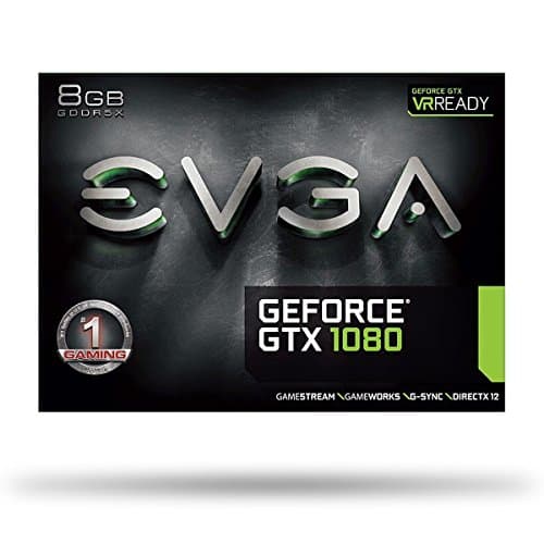 EVGA Founders Edition GeForce GTX 1080 8GB GDDR5X Black / Silver image