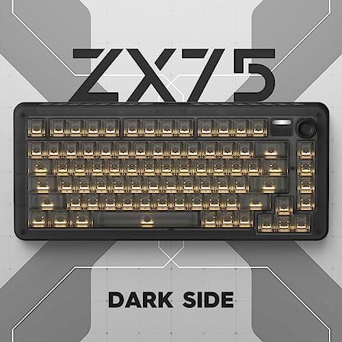 IQUNIX ZX75 Dark Side RS RGB Wireless/Bluetooth/Wired Gaming Keyboard image