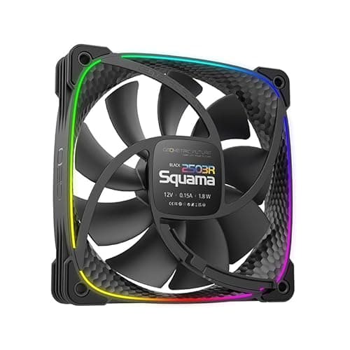 Geometric Future Squama 2503R 120mm Black PWM Addressable RGB image