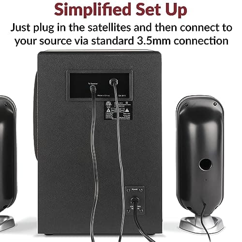 Cyber Acoustics CA-3810 2.1 Channel 40 W Speaker System image