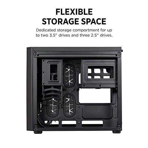 Corsair Crystal 280X RGB Micro ATX Mid Tower Black Tempered Glass image