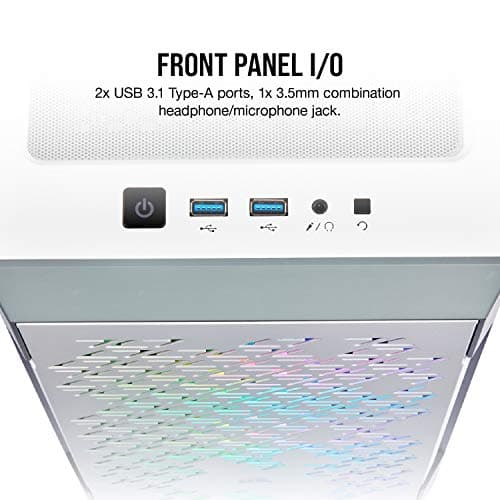 Corsair iCUE 220T RGB Airflow Tempered Glass ATX Mid Tower Computer Case image