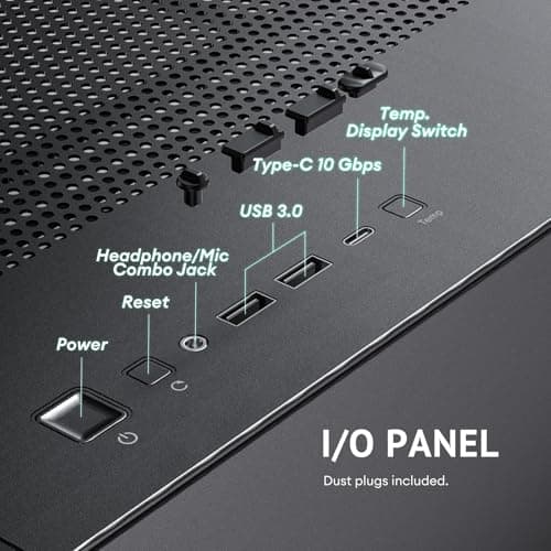 Antec FLUX PRO ATX Full Tower Black / Brown Tempered Glass image