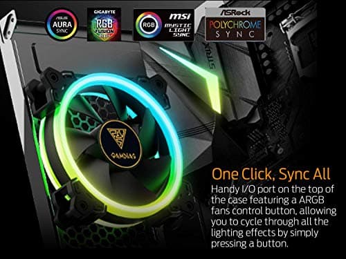 GAMDIAS TALOS E2 ELITE ATX Mid Tower Black Tempered Glass Side Panel image