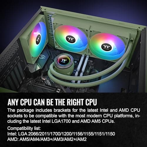 Thermaltake TH280 V2 Water 280mm ARGB Sync Green image