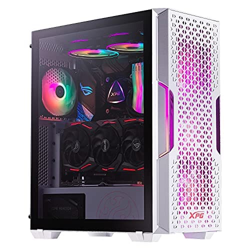 ADATA XPG STARKER AIR ATX Mid Tower White / Black with Tempered Glass Side Panel and USB 3.2 Gen 1 Type-A image