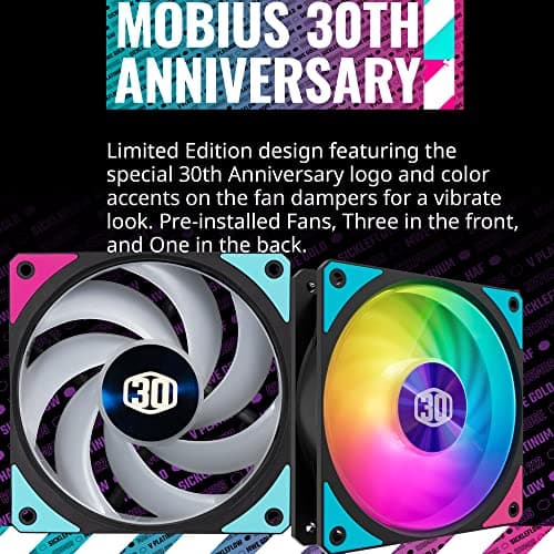 Cooler Master Cosmos Infinity 30th Anniversary ATX Full Tower Black / Silver Tempered Glass Side Panel image