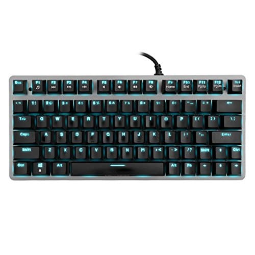 Velocifire Tenkeyless Mechanical Keyboard Mini, 78-Key Compact Ergonomic, Outemu Brown Switches Backlit and Double-Shot ABS Keycaps for Copywriter, Typist and Programmer image