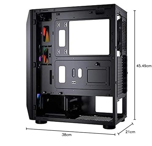 Cougar MX410 MESH-G RGB ATX Mid Tower Black Tempered Glass image