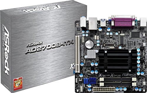 ASRock Intel NM10 AD2700B-ITX Atom D2700 DDR3 Mini ITX image
