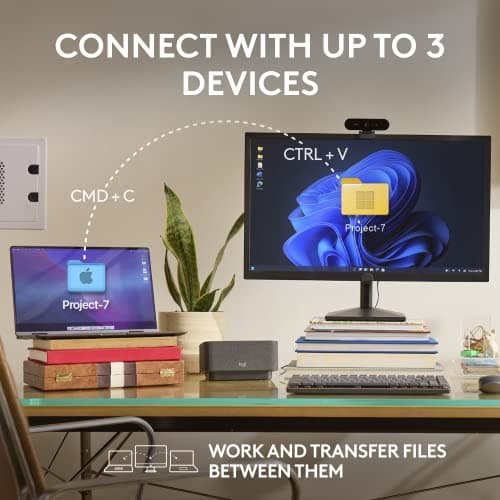 Logitech MX Anywhere 3S Wireless Bluetooth Wired Laser Mouse image