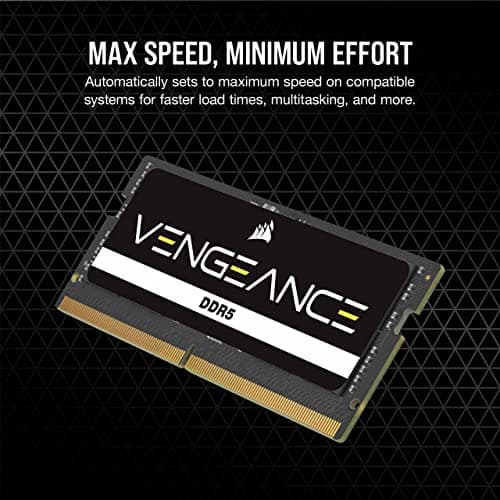 Corsair Vengeance Black / White SODIMM DDR5-4800 CL40 64GB (2x32GB) image