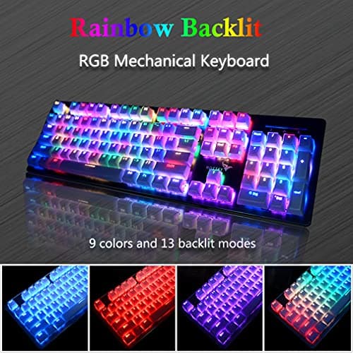 Rottay TH-306 RGB Wired Outemu Brown Gaming Keyboard image