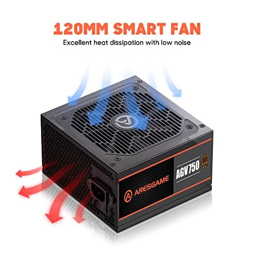 ARESGAME AGV ATX 750W Semi-Modular 80+ Bronze Certified image