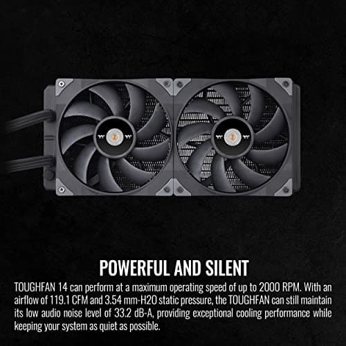 Thermaltake TOUGHLIQUID Ultra 119.1 CFM Water 280mm Black image