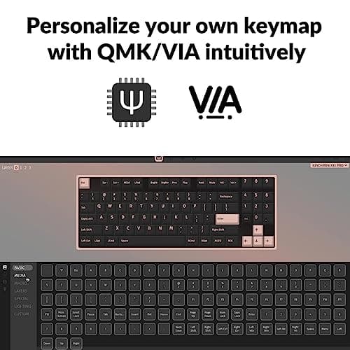 Keychron K13 Pro RGB Bluetooth/Wired Standard Mechanical Keyboard image