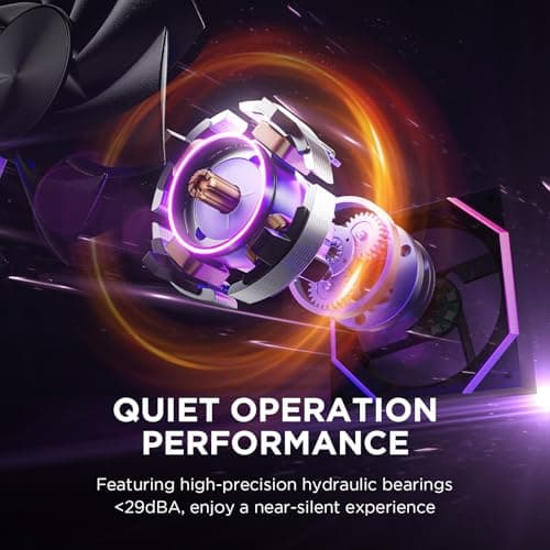 Asiahorse Nyota A14 140mm PC Case Fan – High-Efficiency Cooling Black image