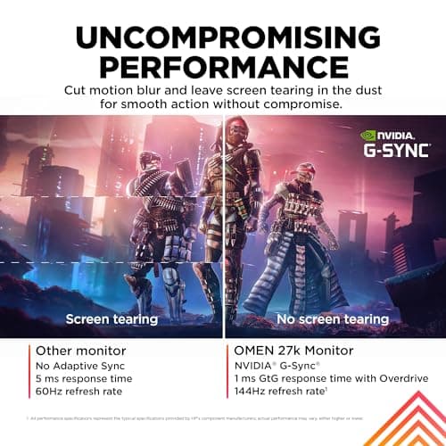 HP OMEN 27k 27" 4K 144Hz IPS Monitor image