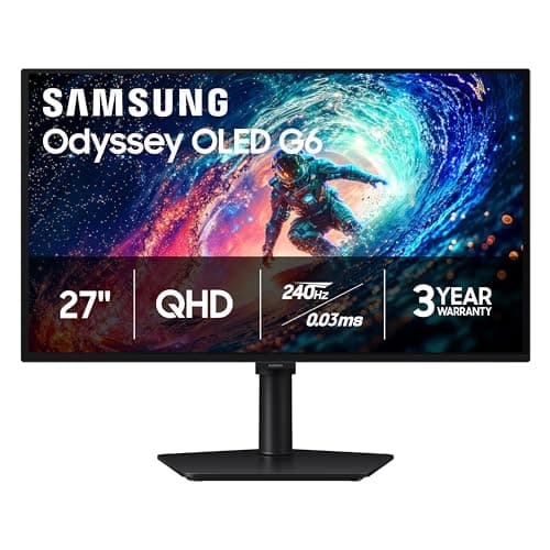 Samsung Odyssey OLED G6 G61SH 27-inch QHD 240Hz Gaming Monitor main image