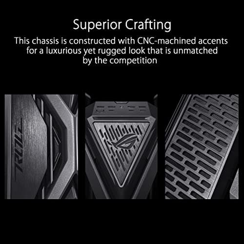 ASUS ROG Hyperion GR701 Tempered Glass eATX Full Tower Computer Case - Black image