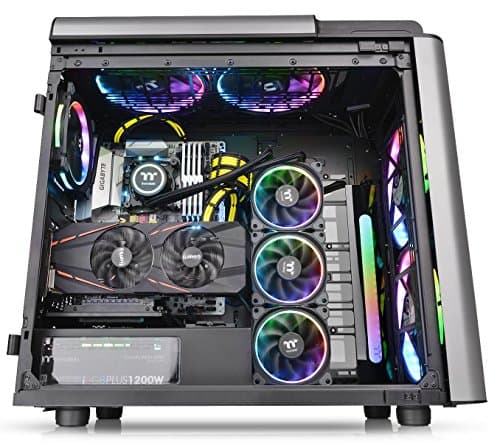 Thermaltake Level 20 GT RGB Plus ATX Full Tower Black / Silver Tempered Glass Side Panel image